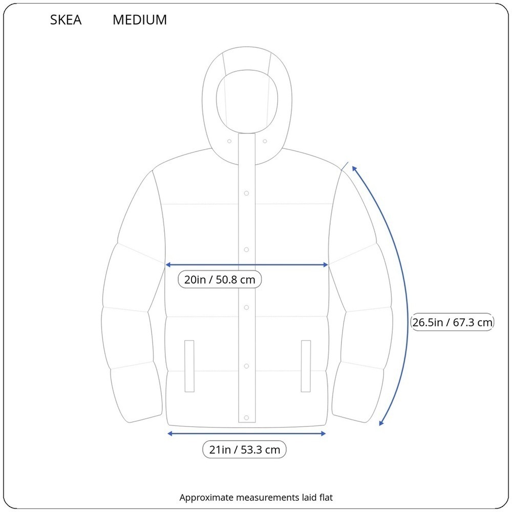 SKEA Light Weight Down Puffy Jacket M - Picture 7 of 9